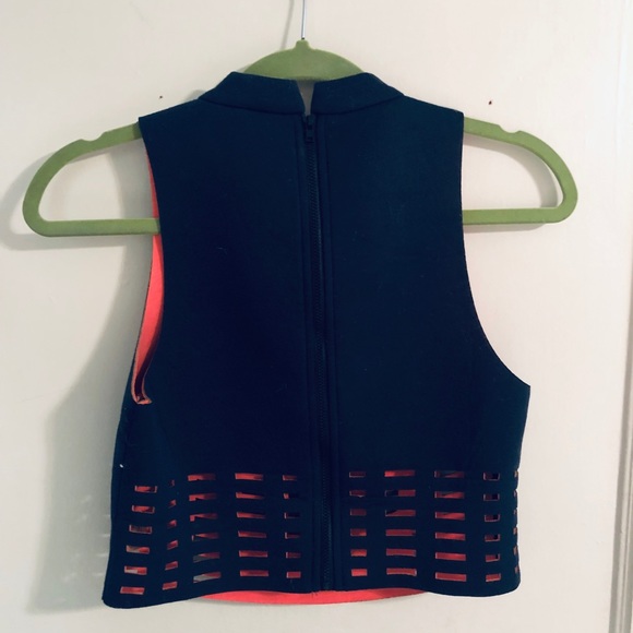 Navy Crop Top - Never Worn Before - Picture 2 of 2